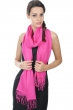 Cashmere & Seta accessori scialli platine rosa molto intenso 201 cm x 71 cm